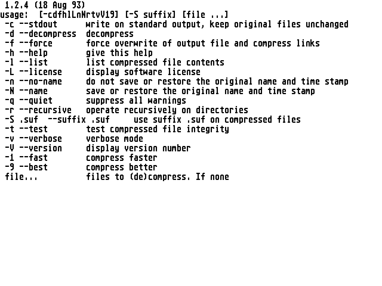 GZIP — screenshot 1